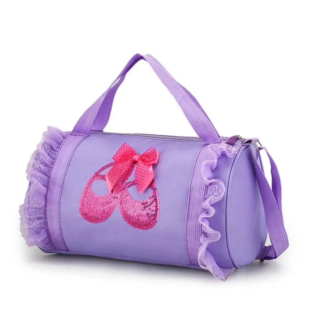 Mode Oxford Ballett Tanz Taschen Große Kapazität Pailletten Druck Tanz Rucksack Schöne Handtasche Mädchen – Detail 9