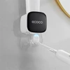Automatic Dust-proof Toothpaste Dispenser Wall Mounted Stand Adults&Children Toothpaste Squeezer Holder Bathroom Accessories Set 5