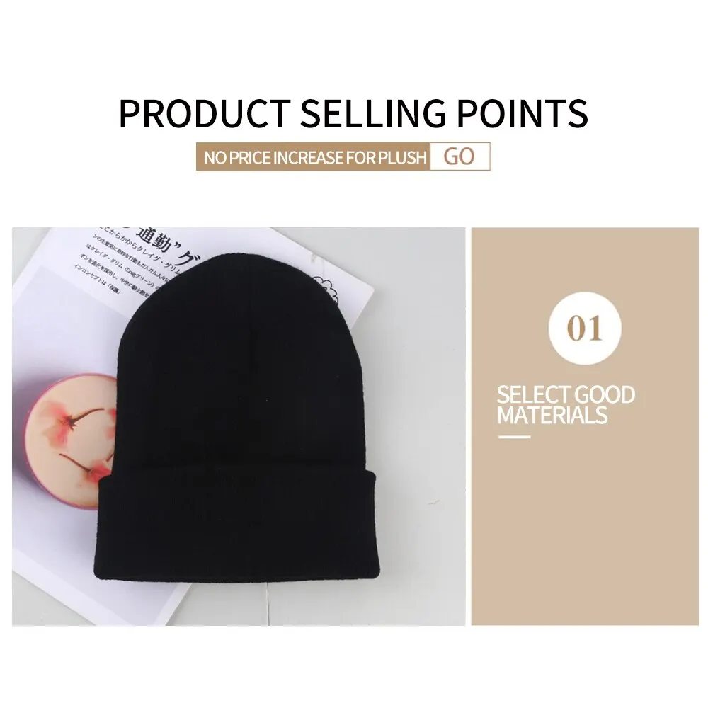 Unisex beanie muts gebreide wintermuts voor dames en heren_voghion.com
