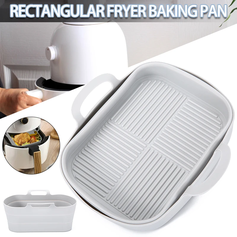 

Fryer Silicone Pot Baking Tray Reusable Heat Resistant Pizza Mat Non Stick Ultra Thin Grill Accessories Home Kitchen Tools