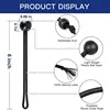 Outdoor Elastic Ball Rope Bungee Cords Portable Tent Fixing Tarpaulin Awning Canopy Heavy Duty Tarp Tie Down for Shelter Cargo 2