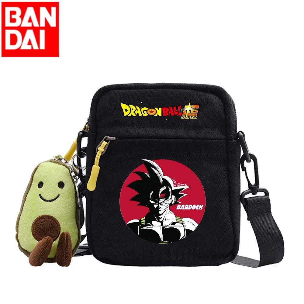 

Dragon Ball Monkey King Four-color Small Square Bag Printing Canvas Shoulder Bag Children's Backpack Schoolbag Boys and Girls