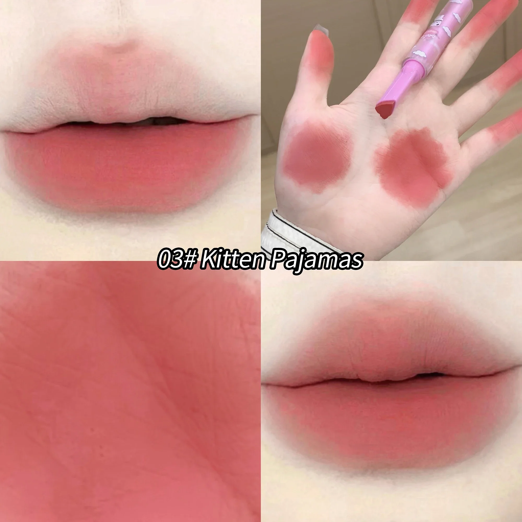 thumbnail image 1 of Love Lipstick Gift Box Set Matte Finish Lip Mud Waterproof Long Lasting Non-Stick Cup Cute Makeup Lip Tint Press Pen Cosmetic, 1 of 5