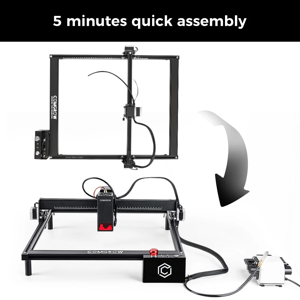 Amazon.com: Comgrow Z1 Laser Engraving Machine 5W Output