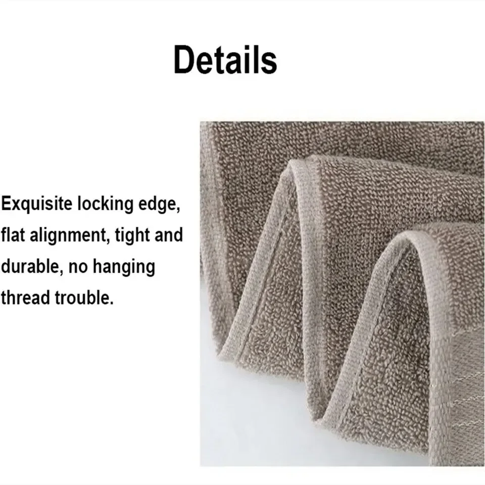 Highly Home & Garden Towel Bathroom Accessories Skin-friendly Color for Cotton Children Solid Universal and Adults Absorbent 4