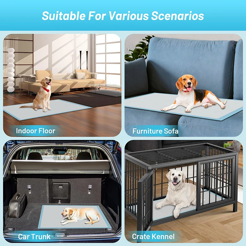 Pet Diapers Nappy 20/40/50/100PCS Mat Clean Cushion for Dogs &Cats Odor-Control Puppy Pee Mats Disposable Litter Toilet