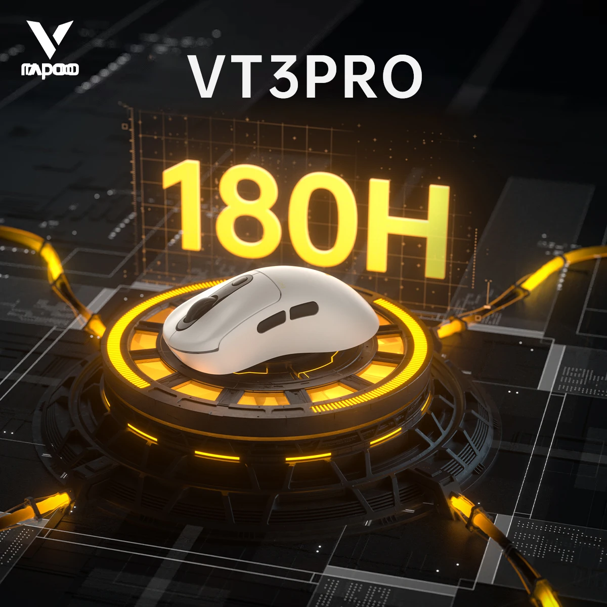 Dimensions and ergonomic design of gaming mouse
