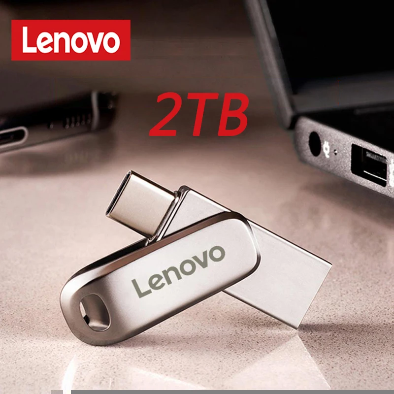 Lenovo 2TB Usb 3.0 Flash Drives High Speed Metal Pendrive 1TB 512GB 256GB Portable Usb Drive Waterproof Memoria Usb Flash Disk