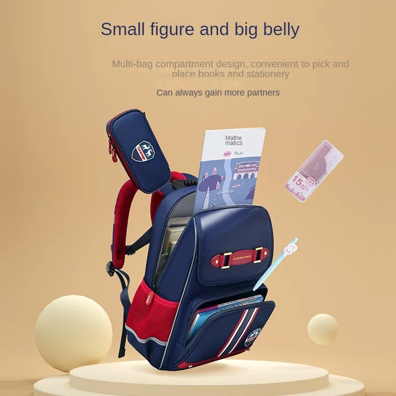 VNINE backpack for elementary school students, boys and girls, grades one to six, super light weight reduction for children 4