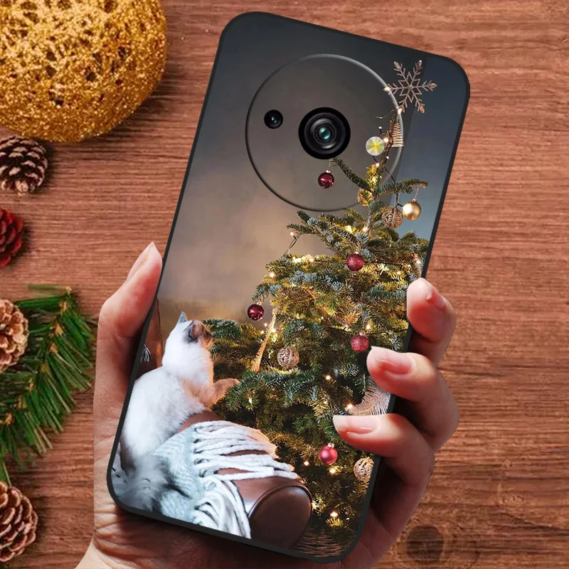Luxury Christmas Painted Silicone Soft Phone Cover Case