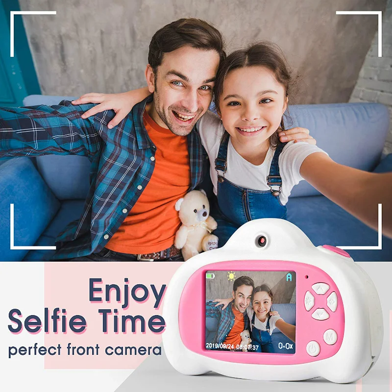 Toys Camera Mini 2.0 inch HD IPS Screen Children Camera 1080P Video Recorder Flash Photo 12MP Camcorder For Kids Gift