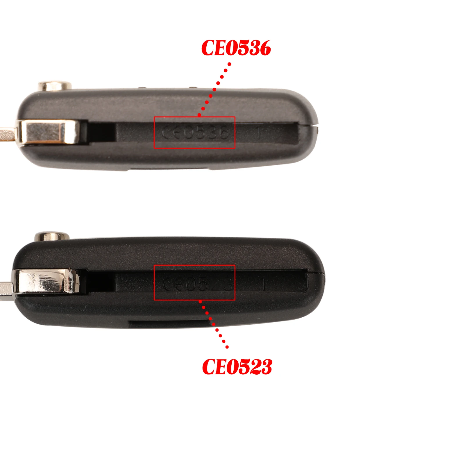 jingyuqin CE0523/CE0536 Remote Car Key For Fiat Scudo For Peugeot Partner Expert For Citroen Berlingo Dispatch (Van) Remote Key 4