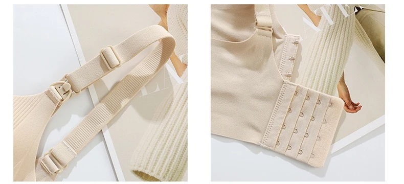 Seamless Side-gathering Breastfeeding Underwear for Women, Big Breasts Look Small, Pregnancy and Postpartum Feeding, Push-up Bra | Women Undergarments