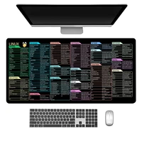 New Linux XXL Commands Line Mouse Pad Large Mousepad Shortcuts for Red Hat Ubuntu OpenSUSE Arch Debian Unix Programmer Desk Mat 1