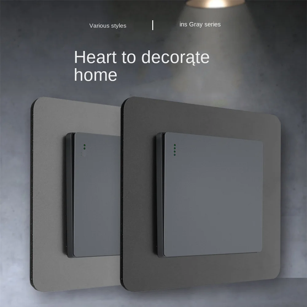 

8.6CM X 8.6CM Switch Sticker Wall Sticker Switch Stopper Protective Cover Switch Socket Decorative Frame
