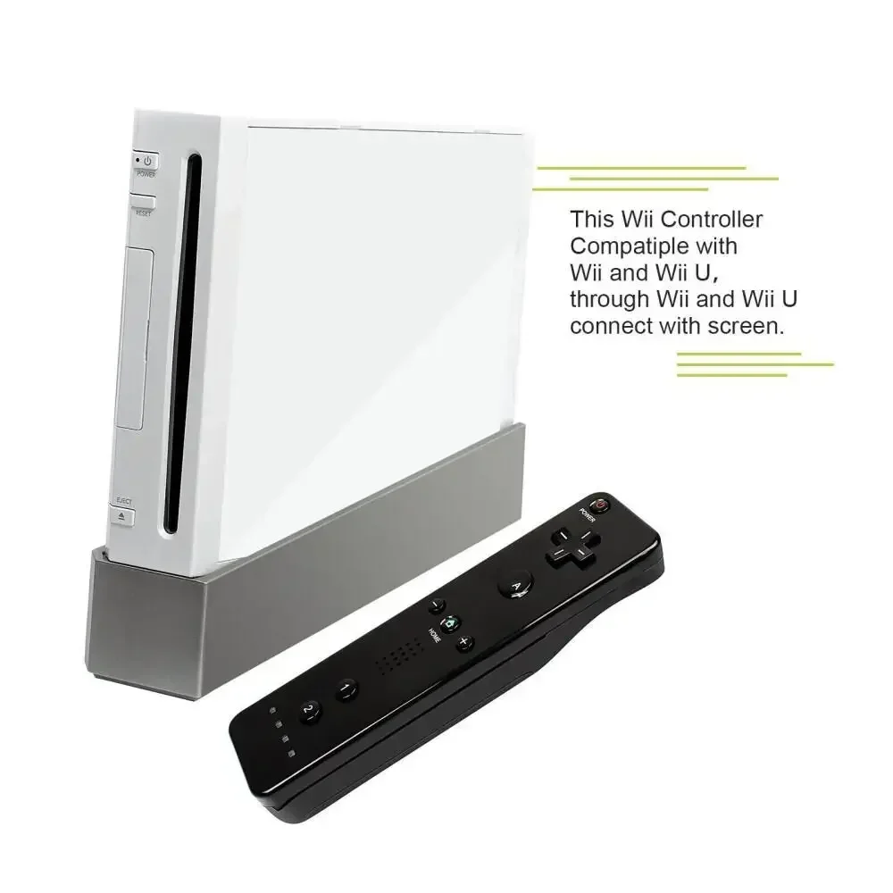 For Nintendo Wii U Joystick 2 in 1 Wireless Remote Gamepad Controller Set Motion Plus Remote Controller Gamepad Games Control