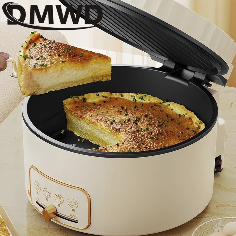 Deepen Electric Baking Pan Double Sided Heating Steak Frying Pan BBQ Grill Skillet Hot Pot Cooker Pancake Pizza Baking Machine 5