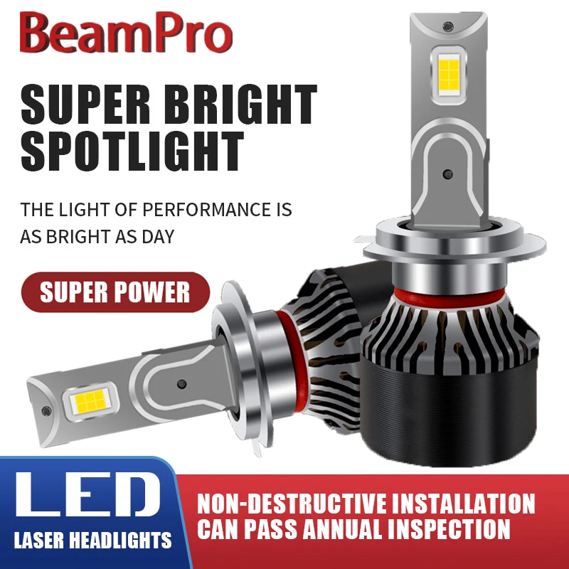 

BeamPro 180 лм Canbus H4 H7 H11 светодиодный фары 9005 Вт 9006 9012 Высокая Мощность 6000 HIR2 H1 HB3 HB4 H8 H9 противотуманная фара K