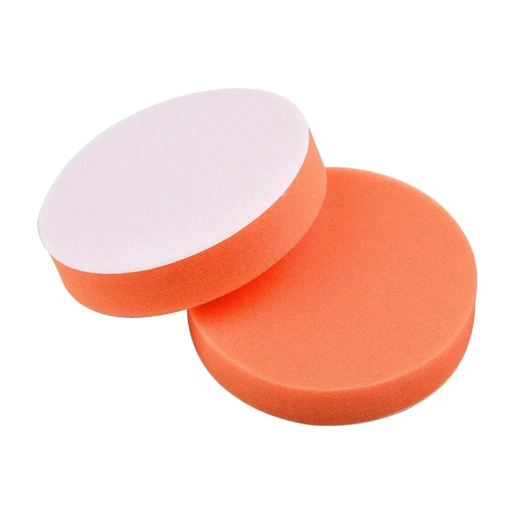 4pcs 125mm 5inch Car Polishing Pad Flat Sponge Polisher Pads Car Polisher Beauty Waxing Polishing Pad Tools
