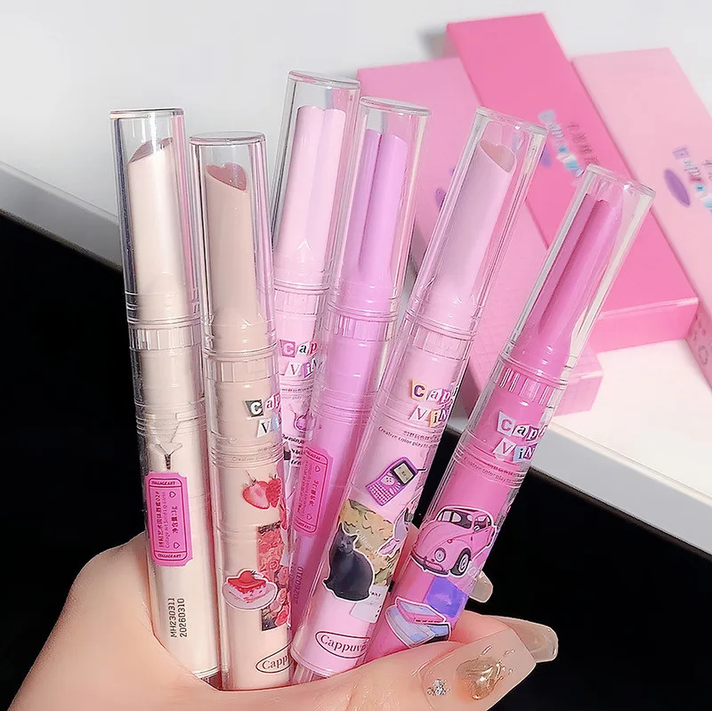 Hydrating Lip Glaze Gloss Plumping Non-stick Waterproof Pink Tint_voghion.com