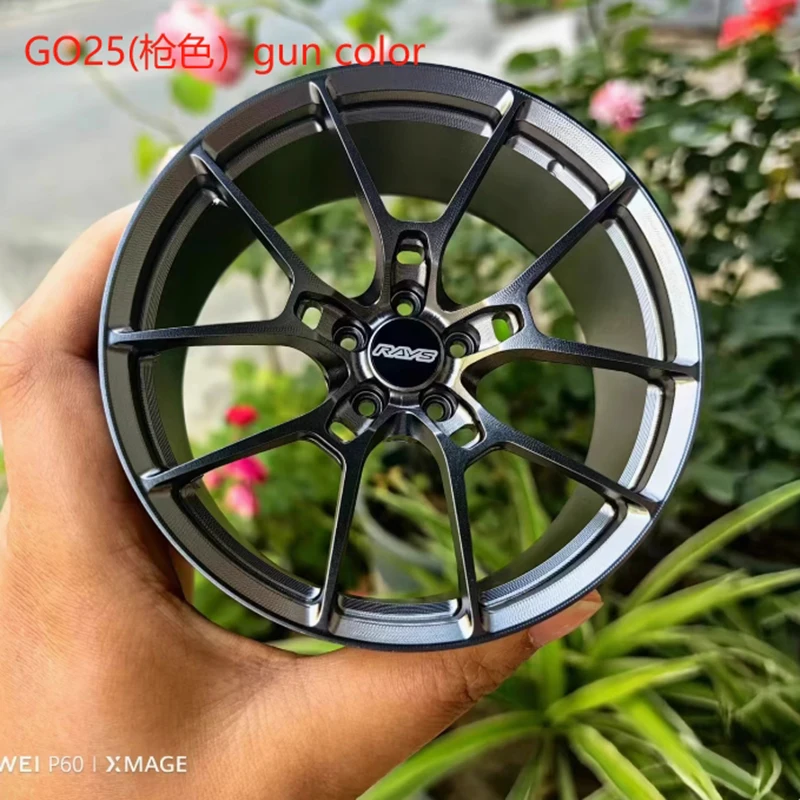RAYS Metal Wheel RID Aluminum Alloy Simulation Forging Wheel Desktop Ornament