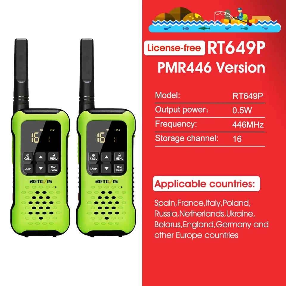 Retevis RT388 Walkie Talkie per bambini, regali per bambini