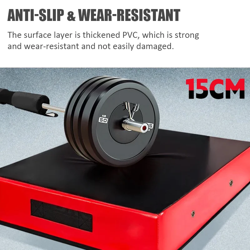 Ｏｓｈｈｎｉ 50x50x15cm 多機能ウェイトリフティング保護パッド 衝撃吸収 折りたたみ式 ダンベル バーベルエクササイズ用 RITFIT  スクワットパッド バーベルパッド ネック＆肩保護パッド ウェイトリフティング 負担軽減 サポート バーベルクッションパッド ウェイトリフティングドロップパッド ノイズ低減ウェイトパッド ベンチプレスダンベルパッド 折りたたみ式耐衝