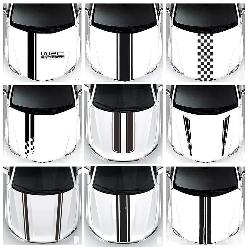 Waterproof Stripe Car Body Sticker 1