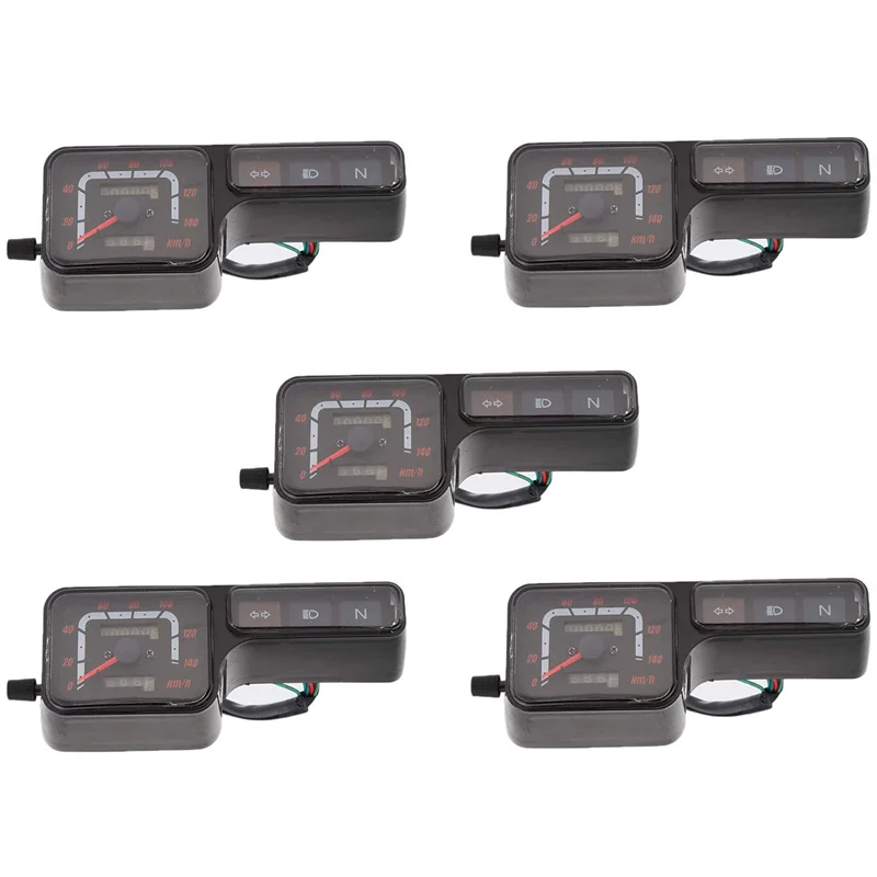 

5X Motorcycle LCD Digital Speedometer Tachometer Odometer Gauge for Honda XR250 CRM250 BAJA250