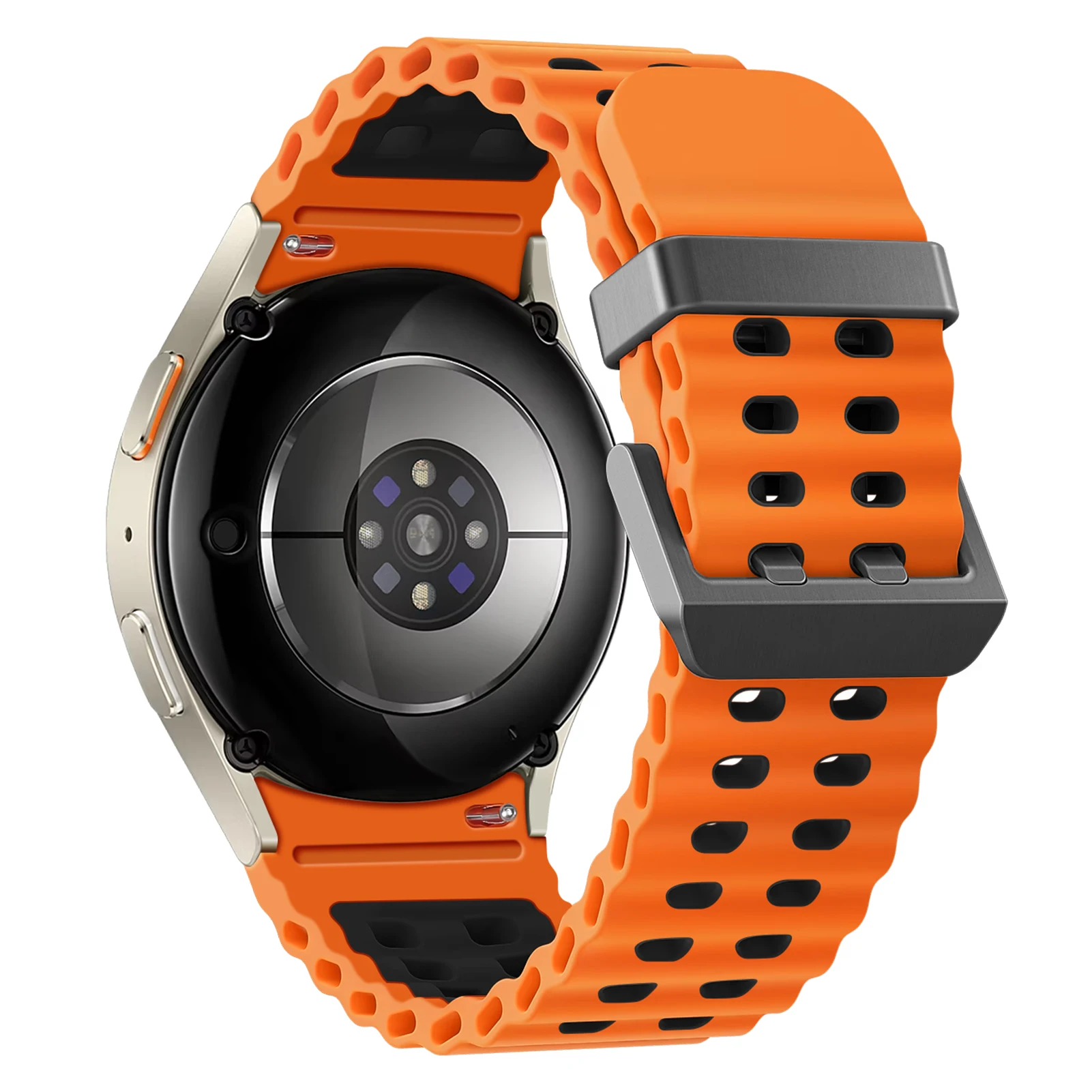 Marine Band No-Gap Sport Silicone Bracelet for Smartwatches 44mm/40mm
