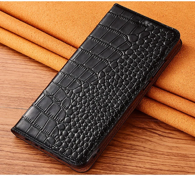 Роскошный модный чехол из натуральной крокодиловой кожи для XiaoMi Redmi Note 3 4 4X 5 6 7 8 8T 9