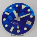 Blue dial hands