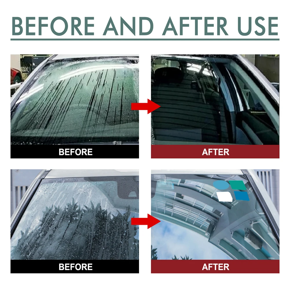 1-5PCS 100ml Auto Water Repellent Spray Anti Rain Coating Car Motorcycle Glass Hydrophobic Car Liquid Windshield Mirror Cleaner