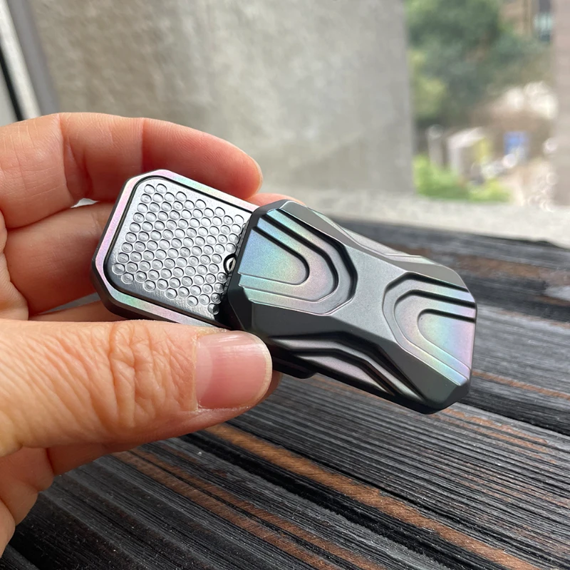 

Fingertip Spinner EDC Second Generation Full Zirconium Color Unlimited Push Card Office Decompression Artifact Adult Metal Toy