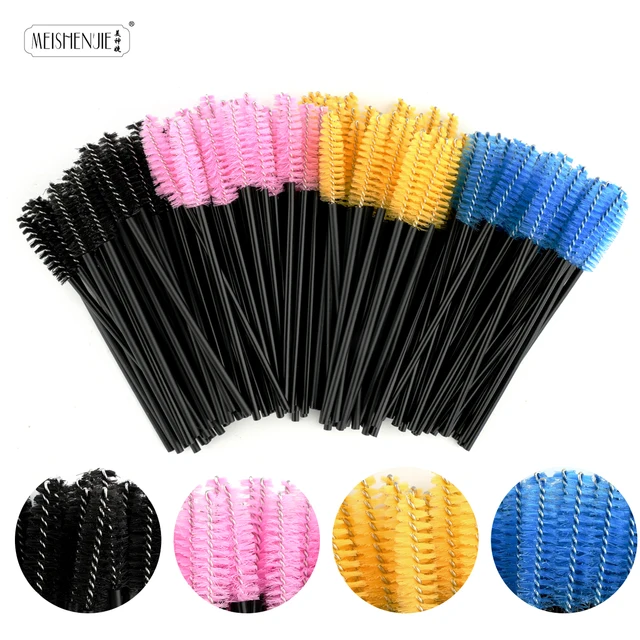 MEISHENJIE Disposable Eyelashes Brush Comb 5-50 PCS Eye Lashes Extension Mascara Wands Makeup Professional Makeup Beauty Tools