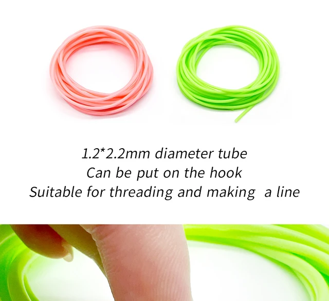 ICERIO 2M Soft Luminous Silicone Tube High Bright for Fishing Glowing  Rubber Tubbing / Rig Making Glow Tube Fishing Accessories - AliExpress