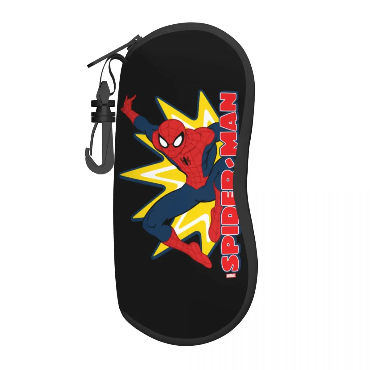 Spider Man Super Hero Comic Glasses Case Unisex Light Box Cartoon Eyewear Protector Gift Glasses Box