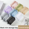 Mesh Cosmetic Pouch Lipstick Storage Bags Coin Purse Headphone Case Organizer Data Cable ID Card Bank Card Storage 1