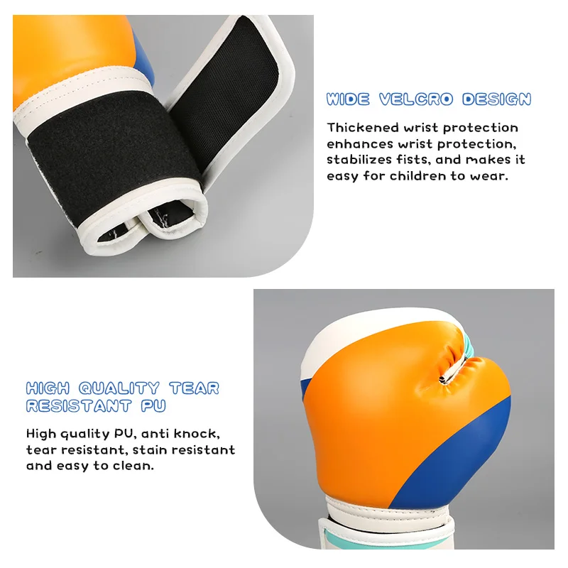 Boxing Gloves for Men and Women Karate Muay Thai Children's Boxing Free Fighting MMA Sanda Training Adult and Children's Sports