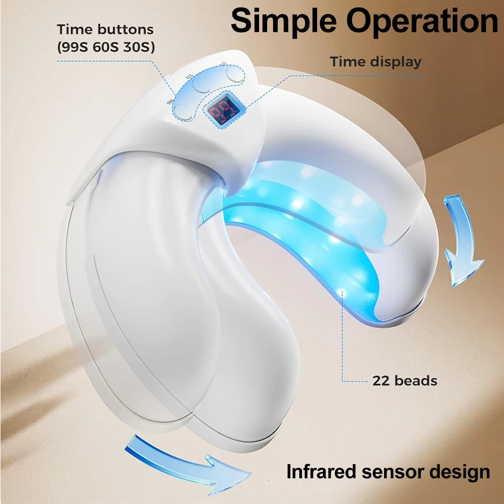 Nail Laser Fungus Device for Multiple Toenails & fingernails Nail Repair Solution for Damaged and Discolored Nails Home Use
