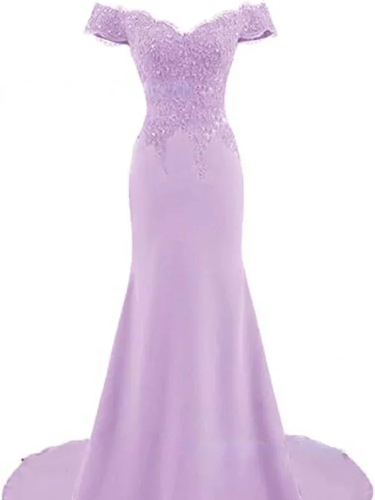 

Элегантное кружевное вечернее платье с вырезом лодочкой, новое платье русалки на выпускной с крючком и цветами, классическое приталенное платье, женское платье