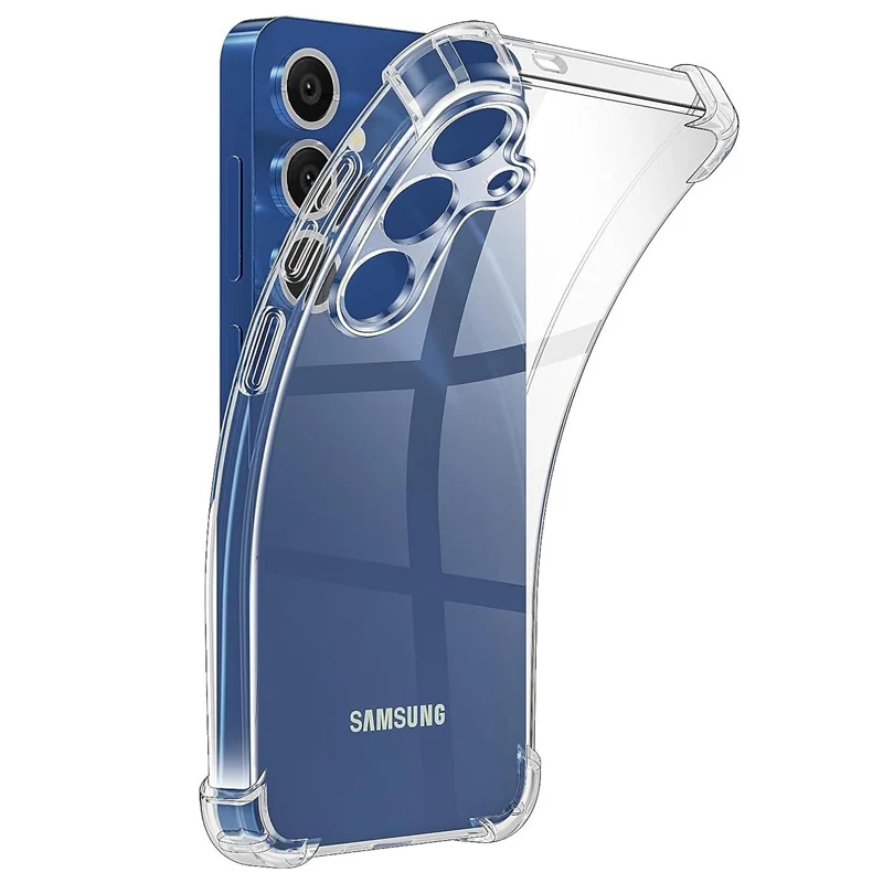 Durable Shockproof Clear Phone Case with Soft Silicone Edge