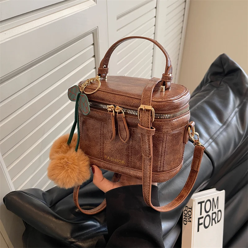 

Retro Square PU Leather Crossbody Bags for Women Trend 2023 Small Female Bags Party Luxury Designer Fashion Shoulder Bag Woman