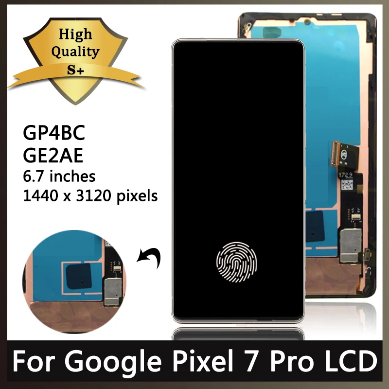 google-pixel-7-pro用のlcdタッチスクリーンデジタイザーアセンブリ小型品質gps4bcged2ae