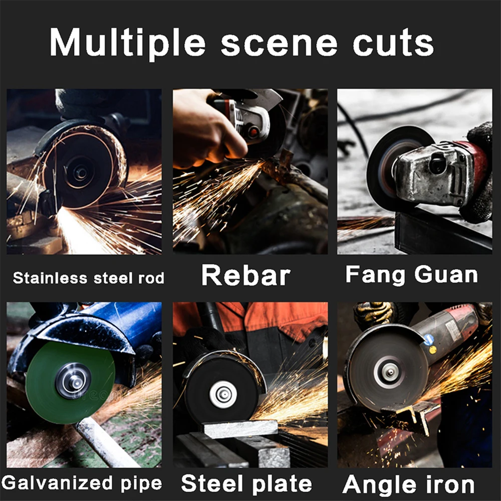 4-1/2 inch 115mm Metal Cutting Disc Resin Grinding Wheel Disc For Stainless Steel Iron Angle Grinder Cutting Circular Saw Blade