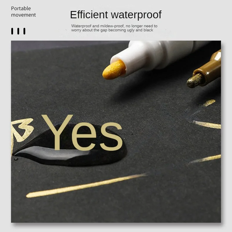 Waterproof Tile Marker Grout Pen Wall Seam Pen 10Color Optional for Tiles Floor Bathroom Decontamination Seam Repair Roise white marker pens color marker pens pen marker marker pens