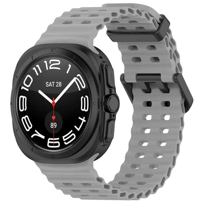 Silicone Sports Strap for 47mm Watch - Soft and Adjustable Bracelet Band for Men and Women