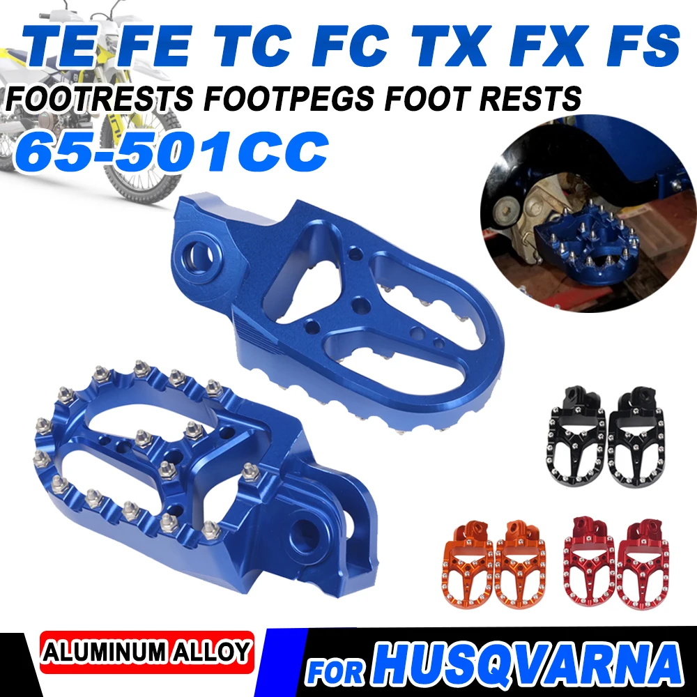 

For Husqvarna TC TE FS FC FE FC 65 85 125 150 200 250 300 350 400 450 500 501 Footrest Foot Pegs Foot Rests Pedals Footpegs TC85