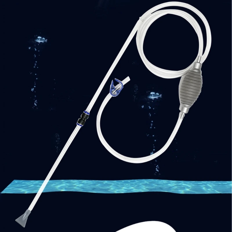 Sifone Per Pulizia Acquario - Aspirapolvere Per Cambio Acqua E Pulizia Fondo Vasca - Foto 7