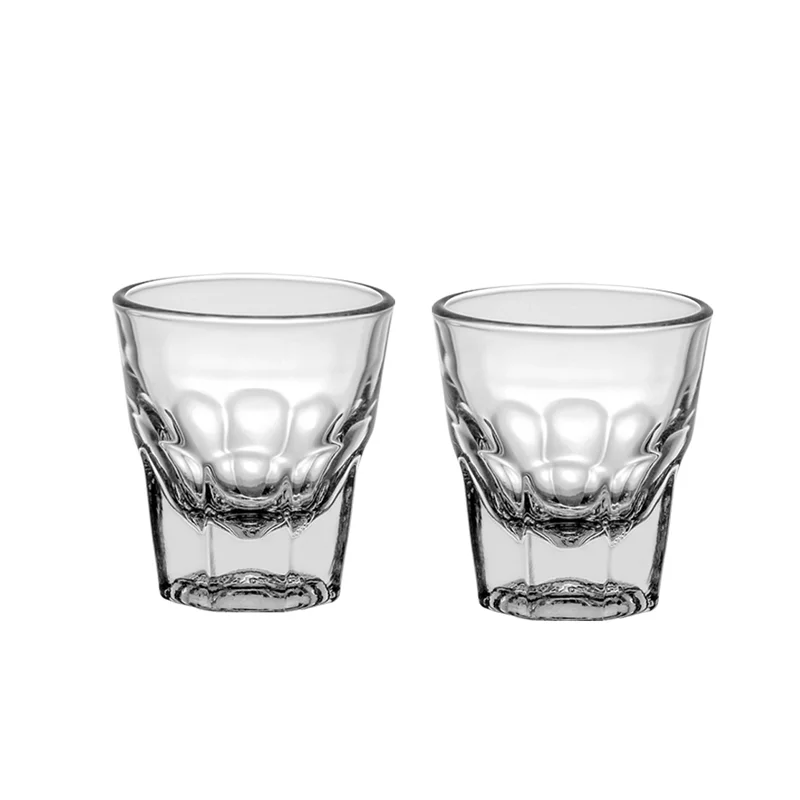 Set of 2 Gibraltar Rocks / Espresso Glasses - 4.5 ounce - for cortado  coffee shots